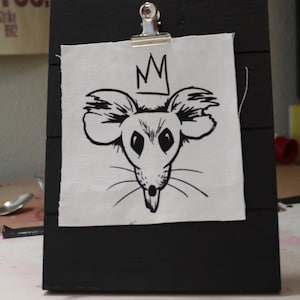 Rat King Screened Punk | Patch | Vermin | Goth | Metal | Battlejacket | Rodent | Cute |