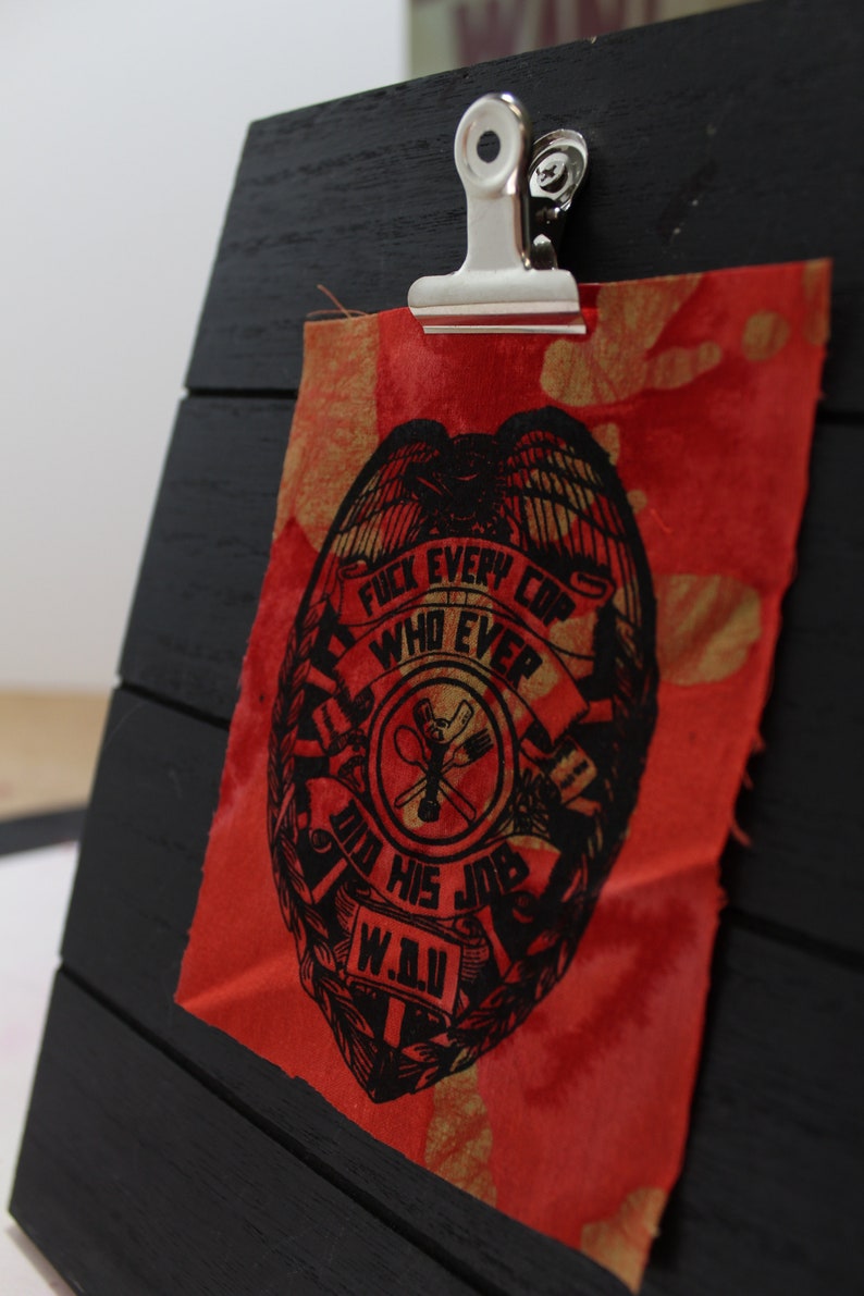 Wingnut Dishwashers Union Inspired Screened Punk Patch image 7