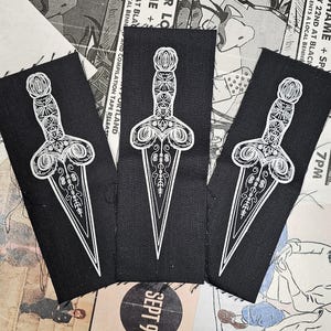 Vindictae Knife Screened Patch - As Many Knives as Possible #1, Punk Goth Metal Art