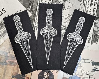 Vindictae Taschenaufnäher - So viele Messer wie möglich # 1, Punk Goth Metal Art
