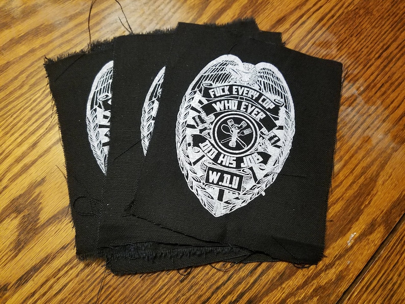 Wingnut Dishwashers Union Inspired Screened Punk Patch image 2