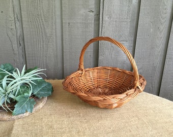 Vintage Farmhouse Basket Wedding Basket Vintage Basket Etsy