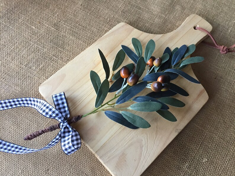 Olive Branch/ Farmhouse Olive Branch/ Farmhouse Decor/ Kitchen Etsy