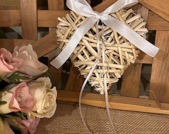 Heart shaped ring holder for ring bearer