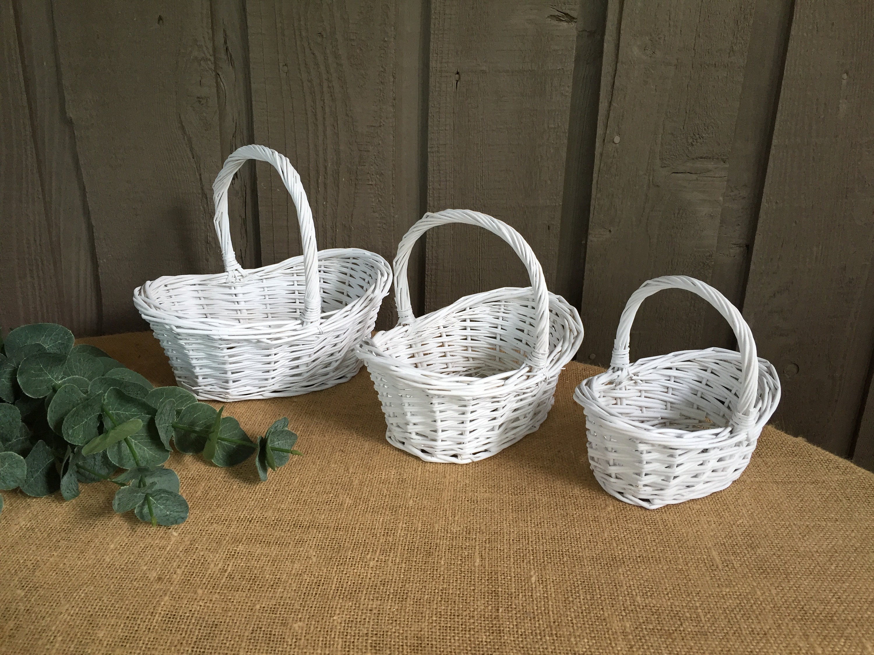 diy basket for flower girl