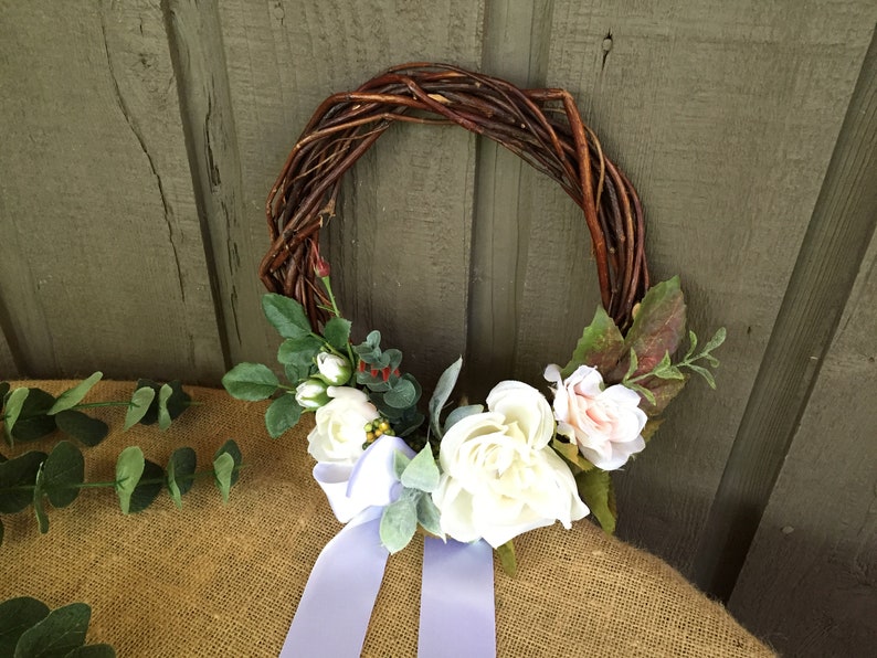 Flower girl wreath flower girl basket alternative flower girl basket wreath as flower girl baskets altered flower girl basket wedding