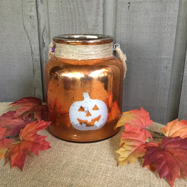 Mercury Glass Votive Etsy