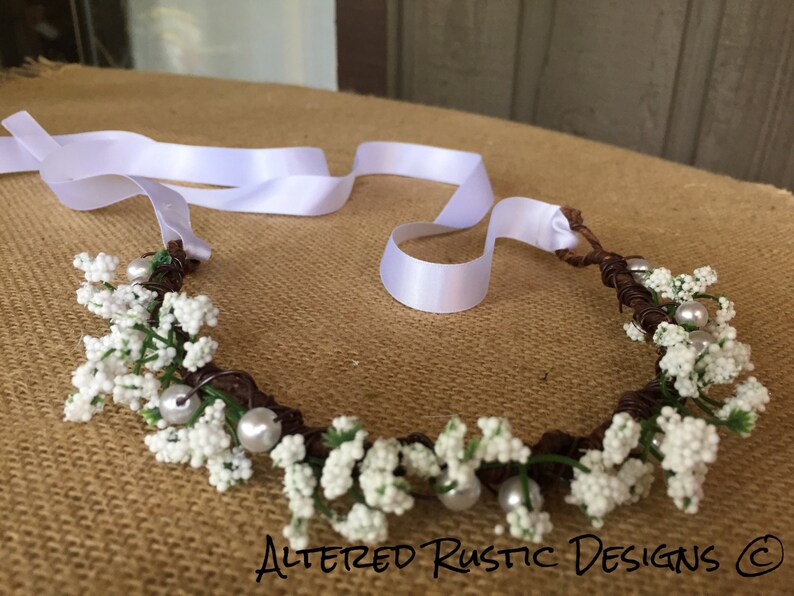 Bridal crown bridal headpiece floral brides crown crown for wedding wedding crown flower girl crown headpiece flower crownbride hair