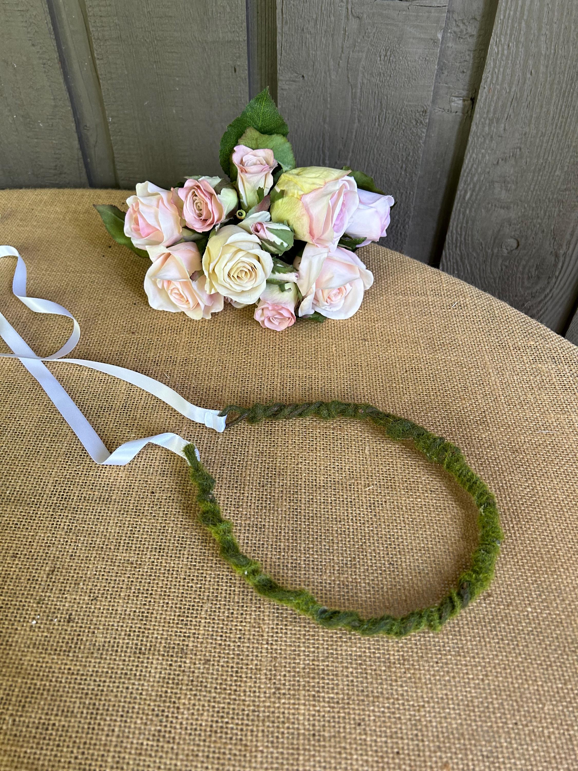 Handmade Forest Crown with real moss Amazon.com: MOSTORY Green Fairy Flower Crown - Handmade  main image 2