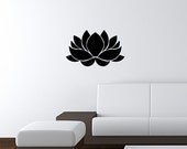 Lotus Wall Art Decal 12 quot x20 quot Free Shipping