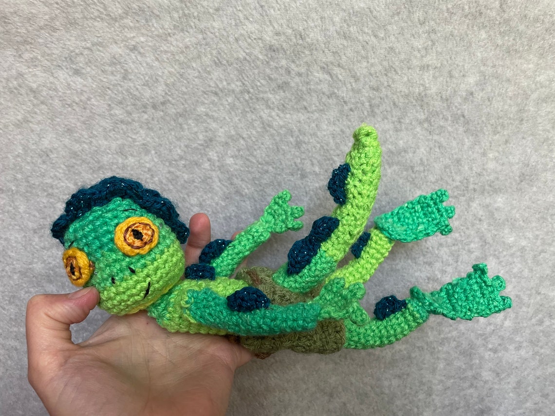 Luca crochet pattern Pixar Disney sea monster plush toy Etsy
