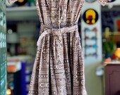 50s Vintage Bandana Dress