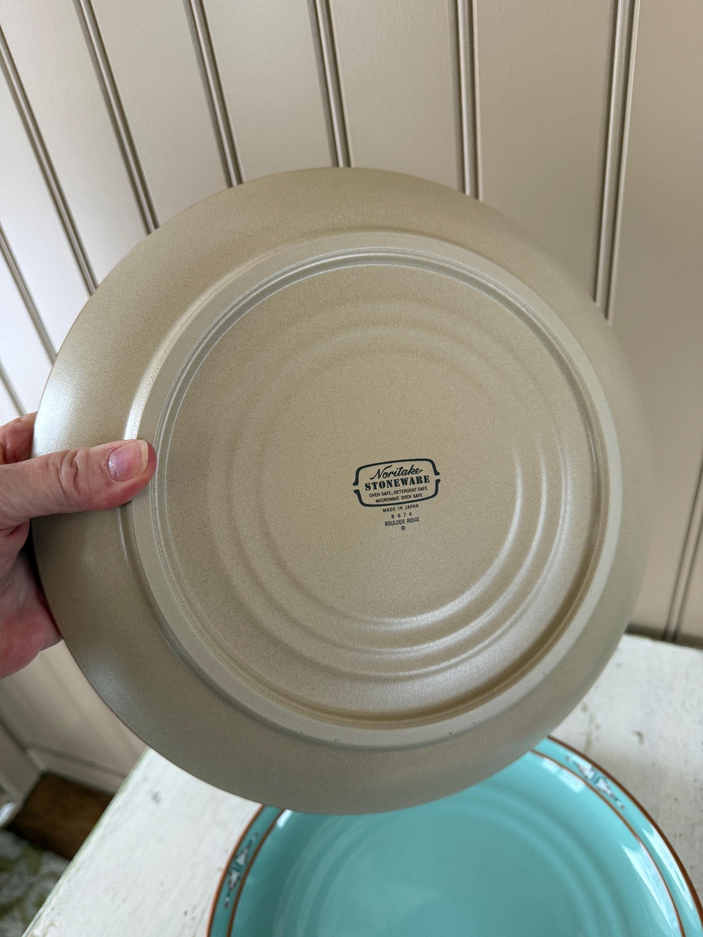 Noritake Boulder Ridge Dinner Plates Stoneware Plates 10 1/4 Inch