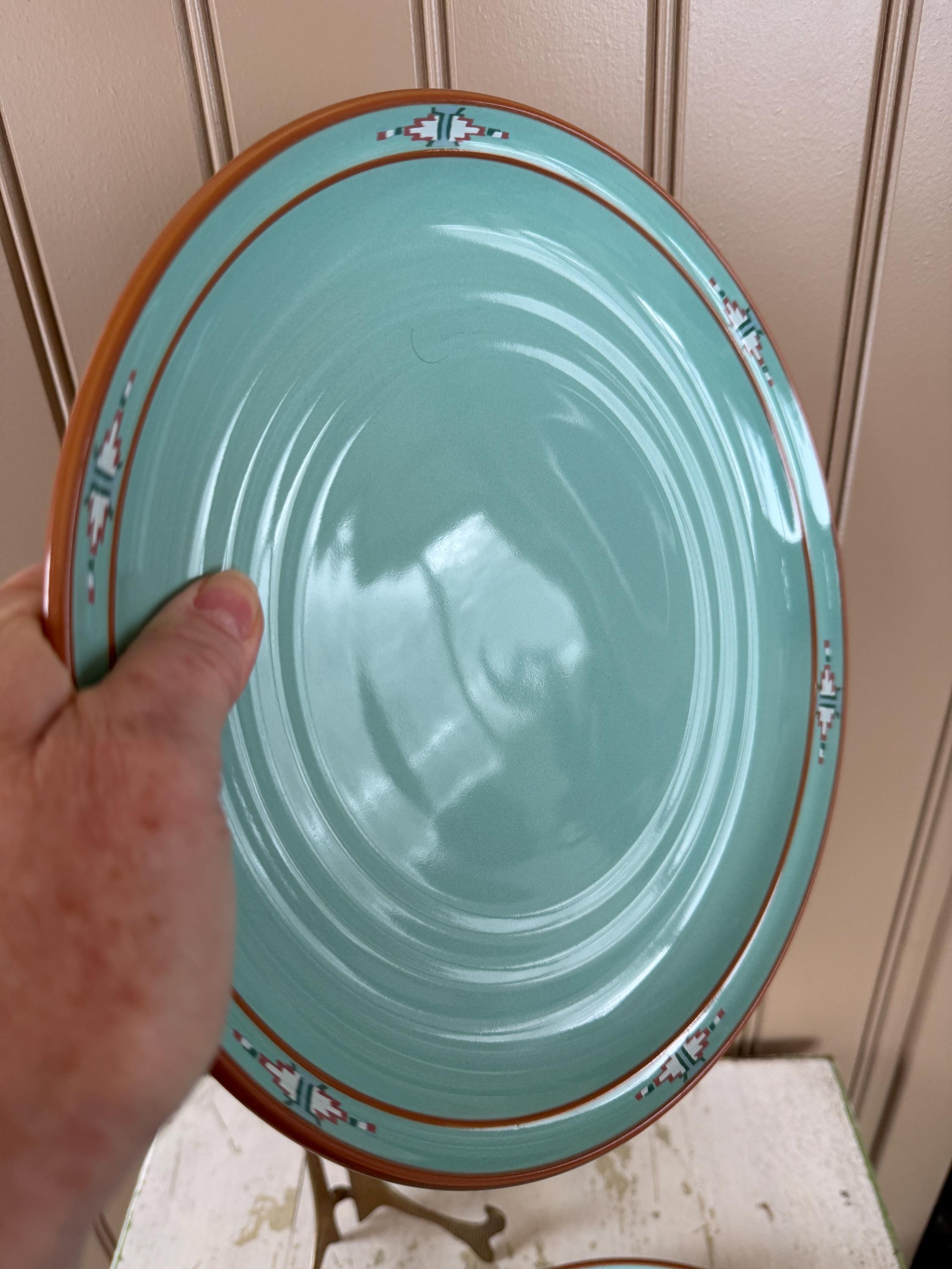 Noritake Boulder Ridge Dinner Plates Stoneware Plates 10 1/4 Inch