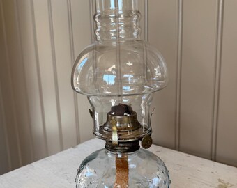 Lamplight Farms oil lamp Hobnail base oil lamp