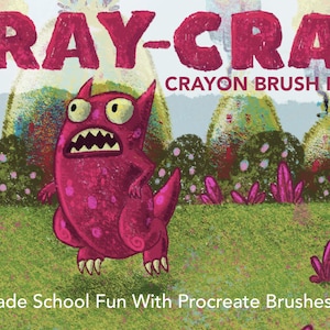 Procreate Cray-Cray Crayon Brush Pack