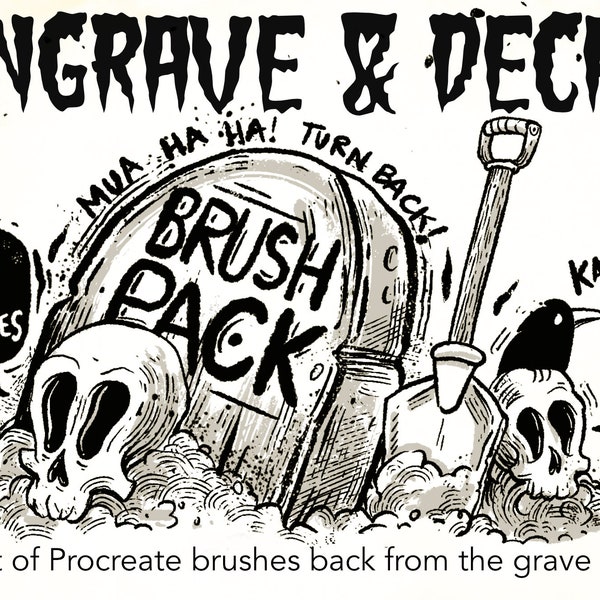 Procreate Vintage Engrave & Decay Pinsel