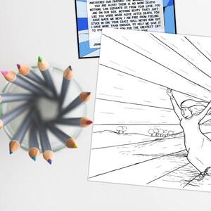 Children&#39;s Lenten Guide - Coloring Pages + Prayer Cards Packet - Printables/Instant Download