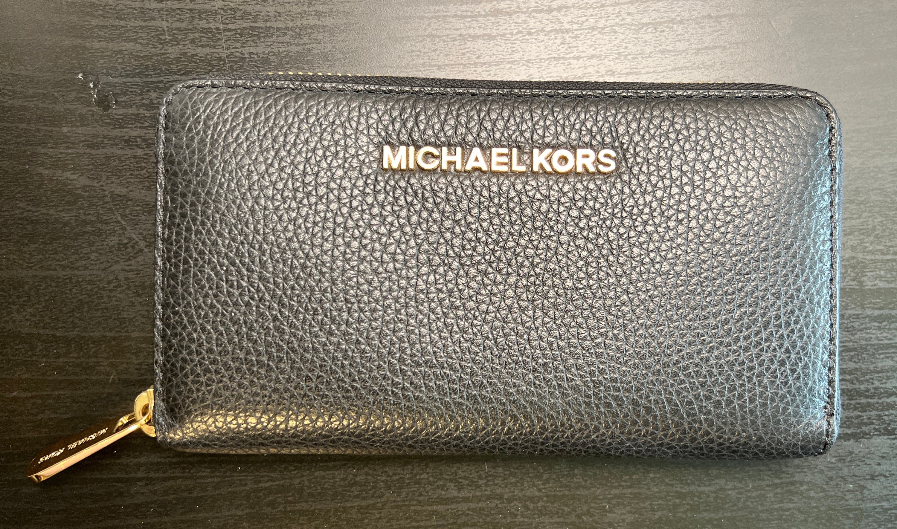 Michael Kors Speedy Purse Grey With Black Lettering for Sale in