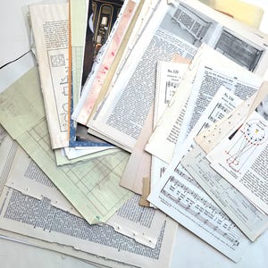 Vintage Paper Junk Journal Starter Kit: 1.5lb+ Ephemera, Stickers