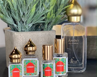 MAIS VENDIDOS Óleo Perfumado Árabe para Aromaterapia - baunilha, almíscar, âmbar, jasmim, lavanda, rosa, sândalo, Estojo de Viagem com Perfume, NEMA