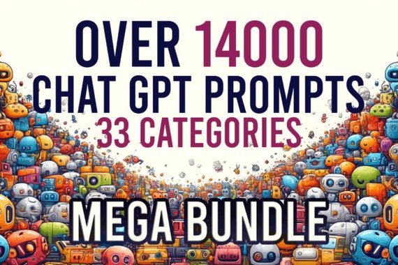 Über 14000 Chat GPT Prompts Mega Sammlung Bundle