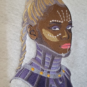 Black Panther, Wakanda Forever, Shuri, Patches for the Culture, High-Quality Shuri Iron-on Embroidery Patch, Empowerment, Character Patch