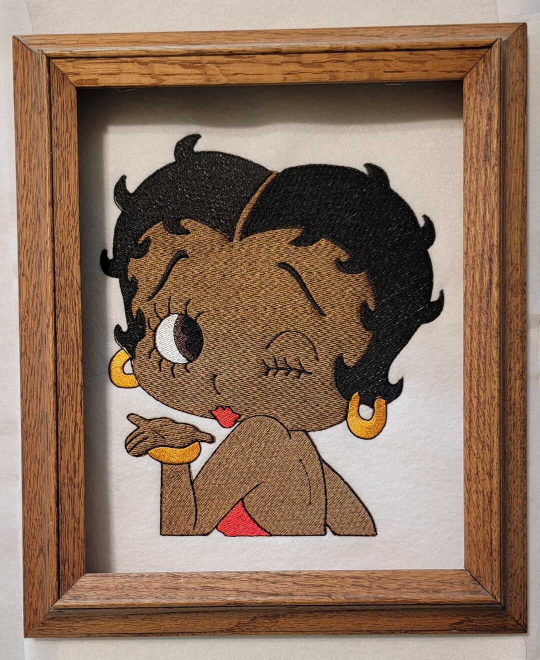 Boop Back Black Betty Boop Back Patch: Vintage Cartoon Icon (8.5