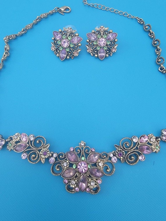 Vintage Avon, Avon Necklace and Earrings Set, Vin… - image 6