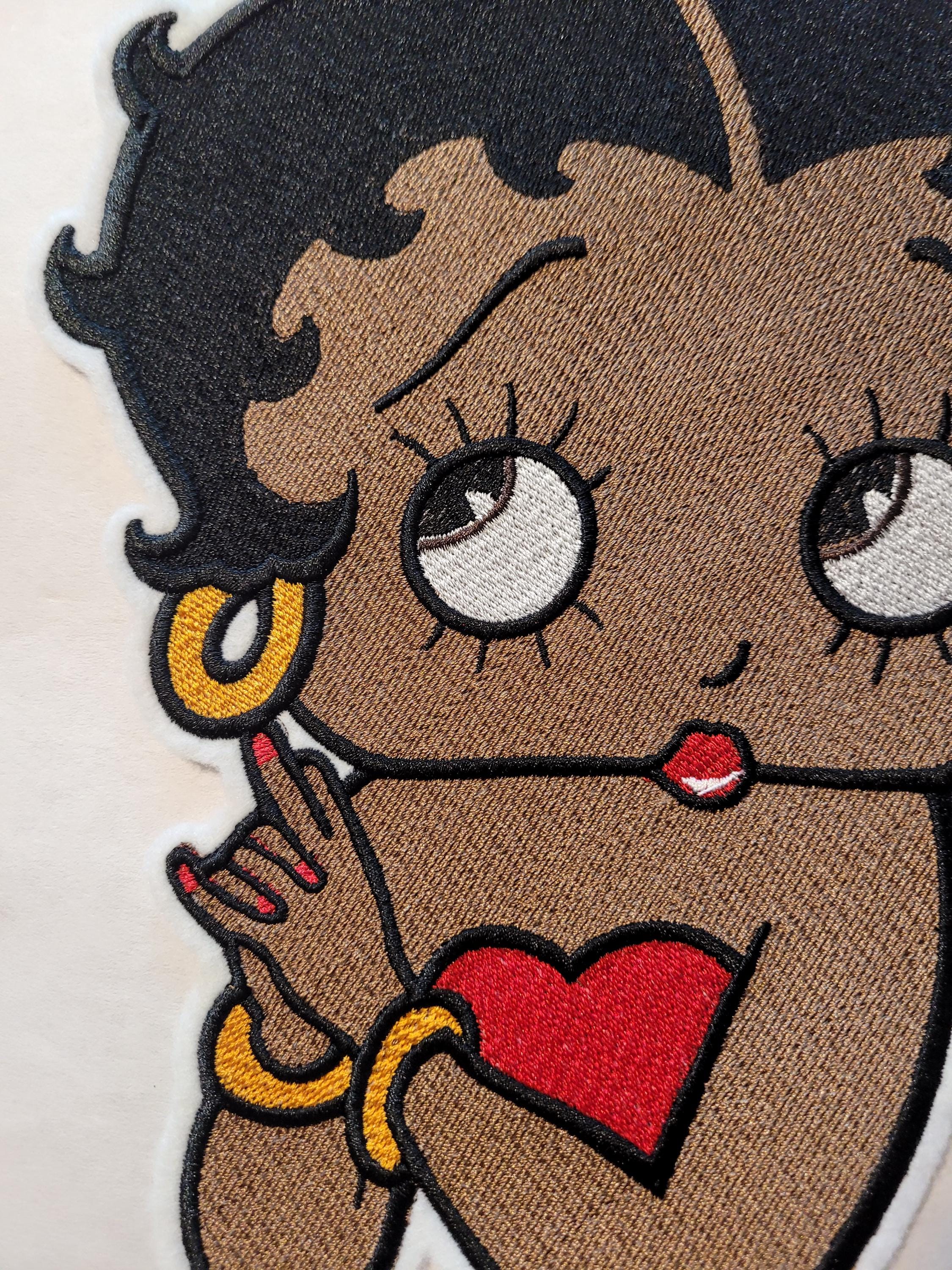Boop Back Betty Boop Back Patch: Iron-on Embroidered Applique - Etsy