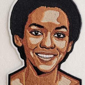 Nikki Giovanni Embroidered Portrait Patch | Black Poet, Writer & Activist
