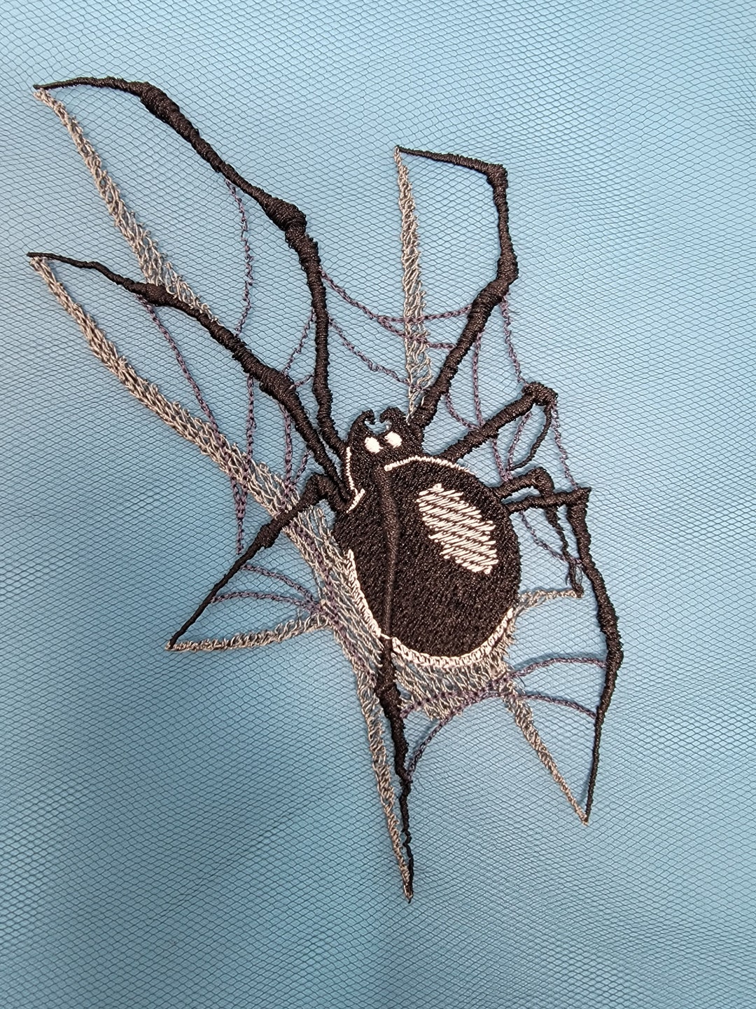 Spider  Appliques, Embroidery Horror Patch, Spiders, Halloween Decor