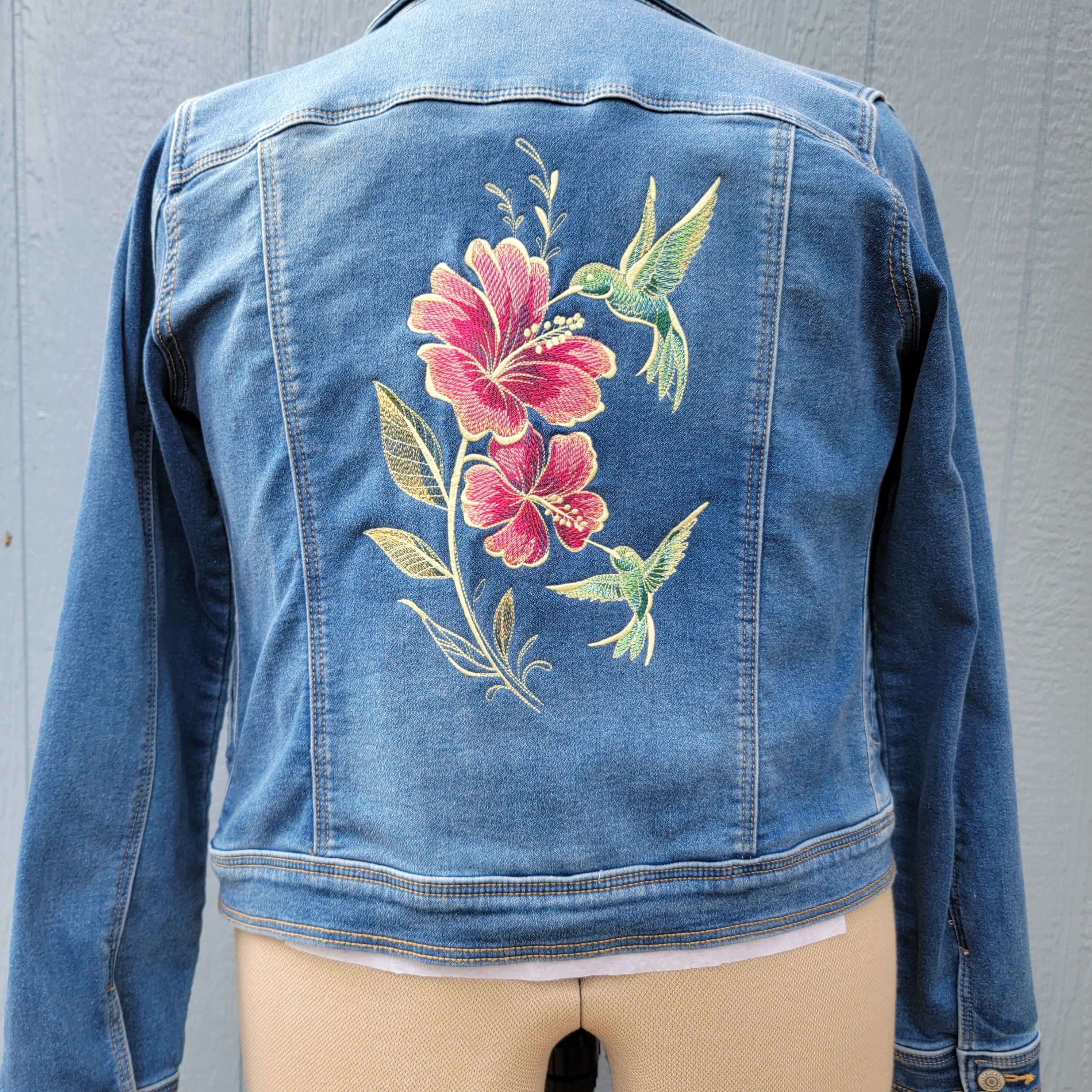 ジャケット・アウター Cord Embroidery Detail Denim Jacket Cord Embroidery Detail Denim Jacket