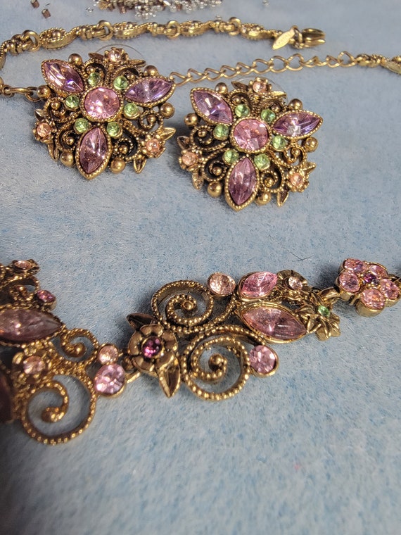 Vintage Avon, Avon Necklace and Earrings Set, Vin… - image 5