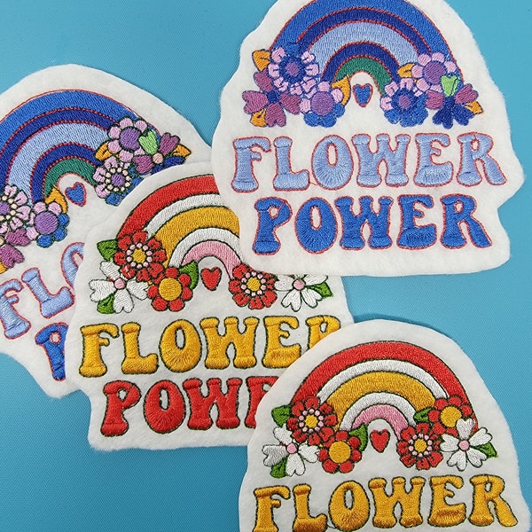 Flower Power Patch, 1960's, 1970's, Hippy or Flower Child patches