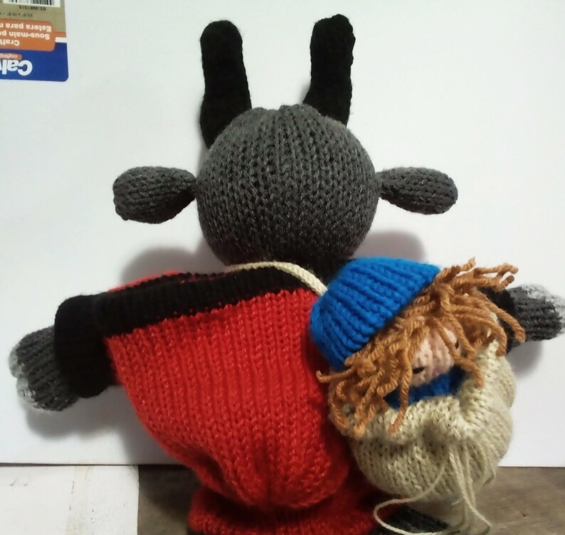 KRAMPUS DOLL Circular Knitting Machine PDF Pattern and Workshop ...