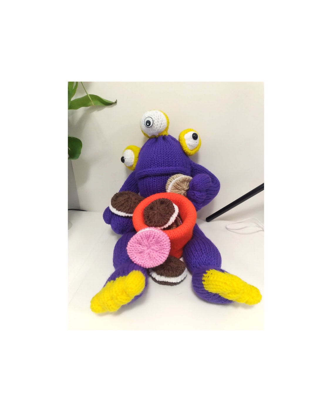 Cookie Loving Monster - Sentro-addi Circular Knitting Machine - PDF ...