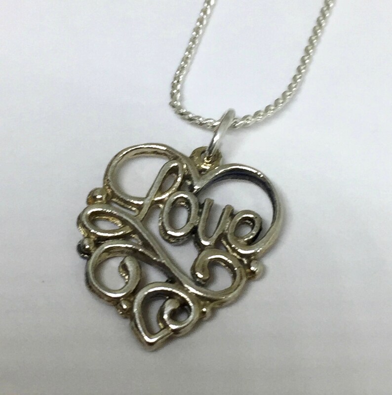 Sterling silver heart necklace,gift for wife,bridesmaid gift,crystal necklace,girlfriend gift,wedding jewelry,gift