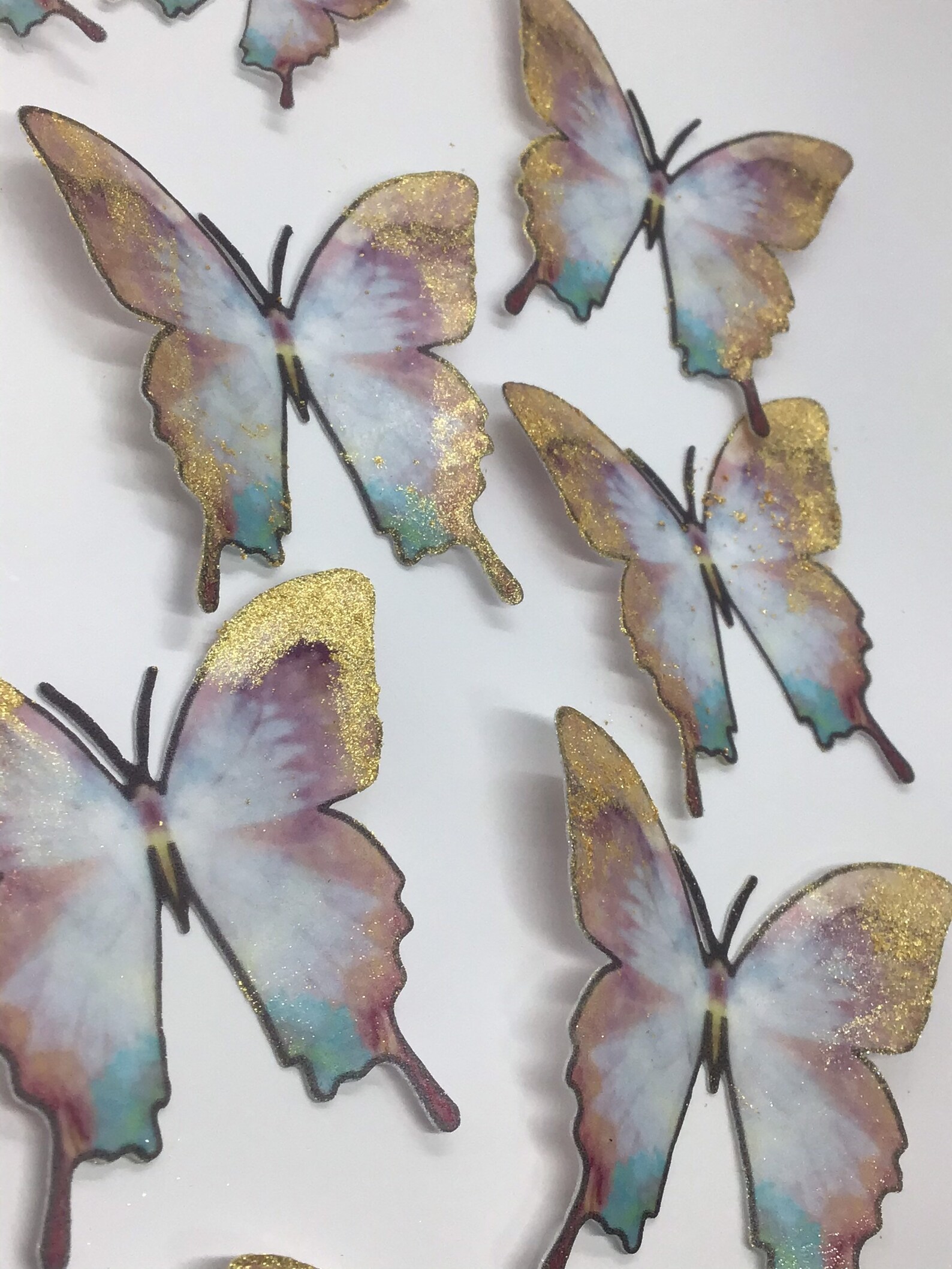 24 PCS set professional fancy edible wafer butterfly for Etsy