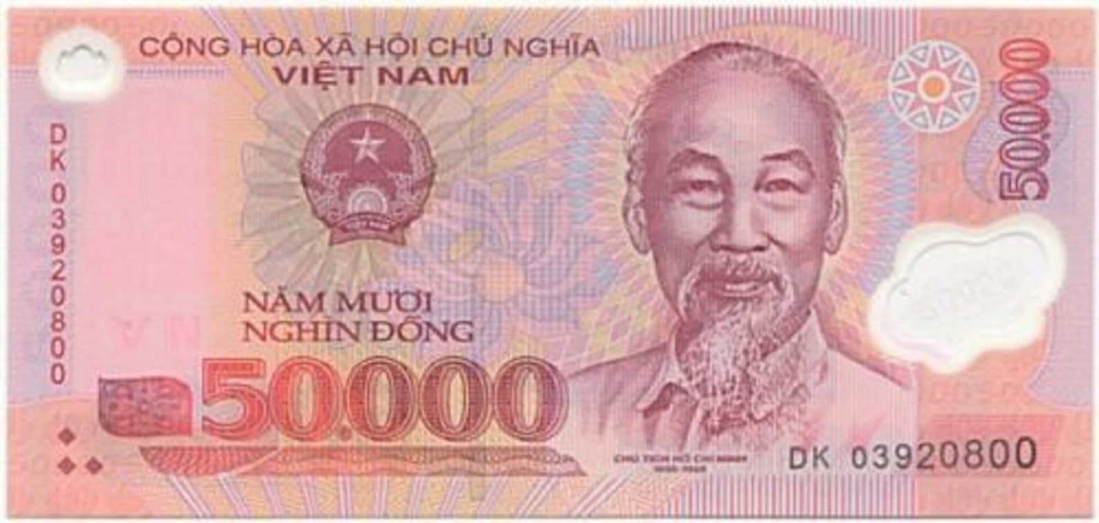 One Million Vietnamese Dong 20 X 50000 VND Uncirculated Etsy