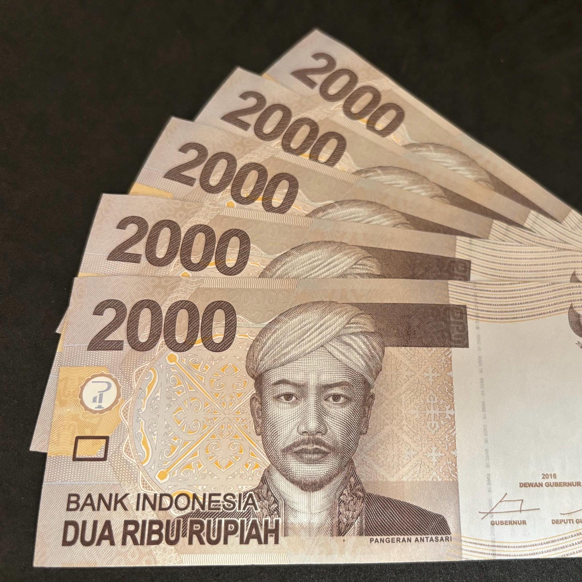 Indonesia Rupiah Banknotes 2 Million Indonesia Rupiah – 20 X 100,000 ...