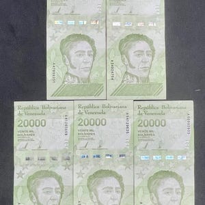 Venezuela 20000 Bolivars CIR 2019 Banknotes, P-110 - 5 pcs