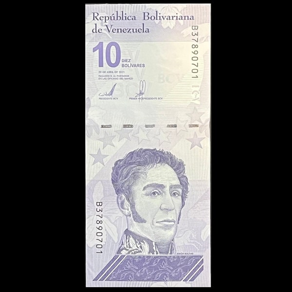 Venezuela 10 Bolivar Digitale UNC Banknote, P-116