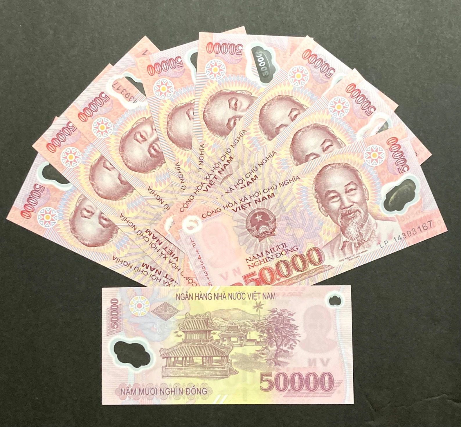 One Million Vietnamese Dong 20 X 50000 VND Uncirculated Etsy