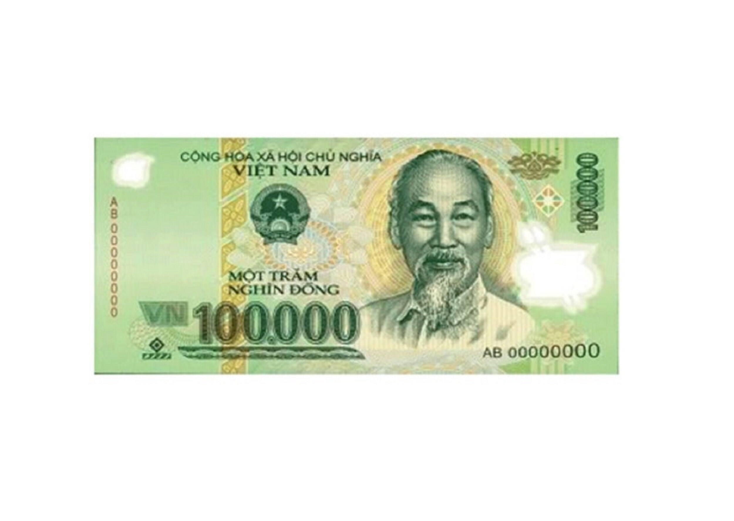 100000 Vietnamese Dong One 100K VND UNC Vietnam Polymer Etsy Norway