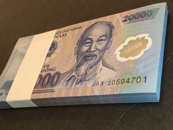 Paper Money World 2x VIETNAM 200000 DONG UNCIRCULATED POLYMER BILL 