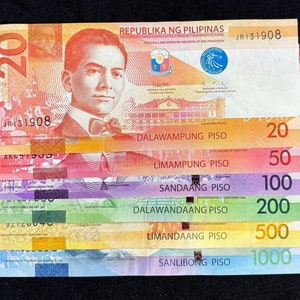 Philippine Peso Banknote/Currency Set Collection UNC/CIR