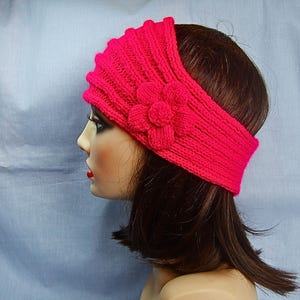 Pink Ear Warmer - Etsy UK display picture 3
