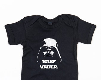 Barf Vader baby grow brother sister vest cute Star Wars gift