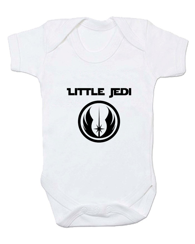 Little Jedi Baby Grow Boy Girl Vest Cute Star Wars Gift Etsy UK